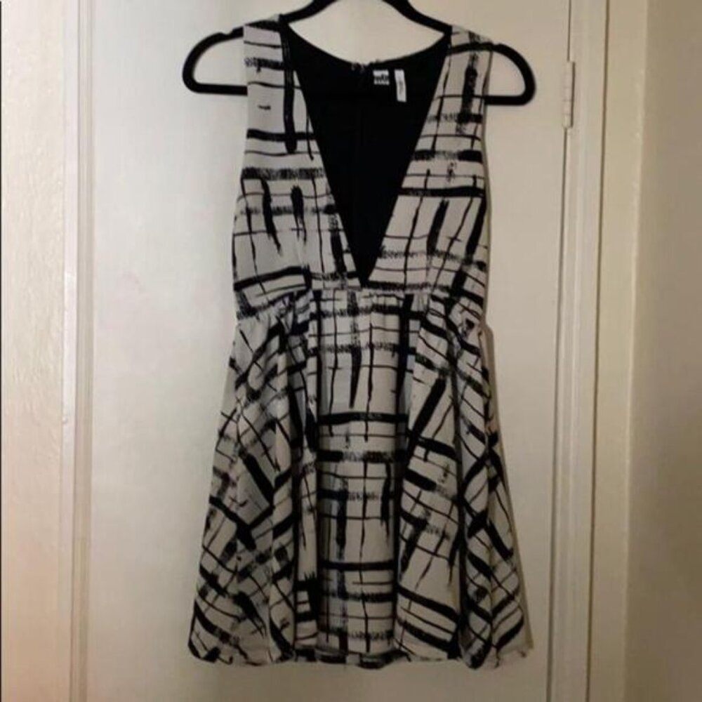 Free Press black and white dress